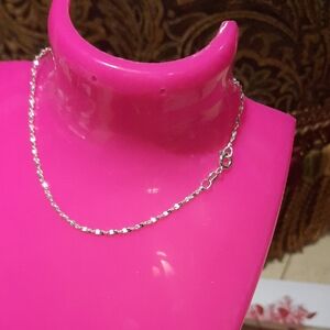 New Solid Sterling Silver Twisted Serpentine 8.75" Anklet or Bracelet Great Gift